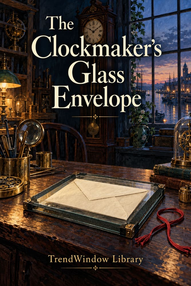 Front cover of The Clockmaker’s Glass Envelope