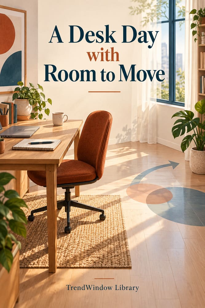 Front cover of A Desk Day with Room to Move