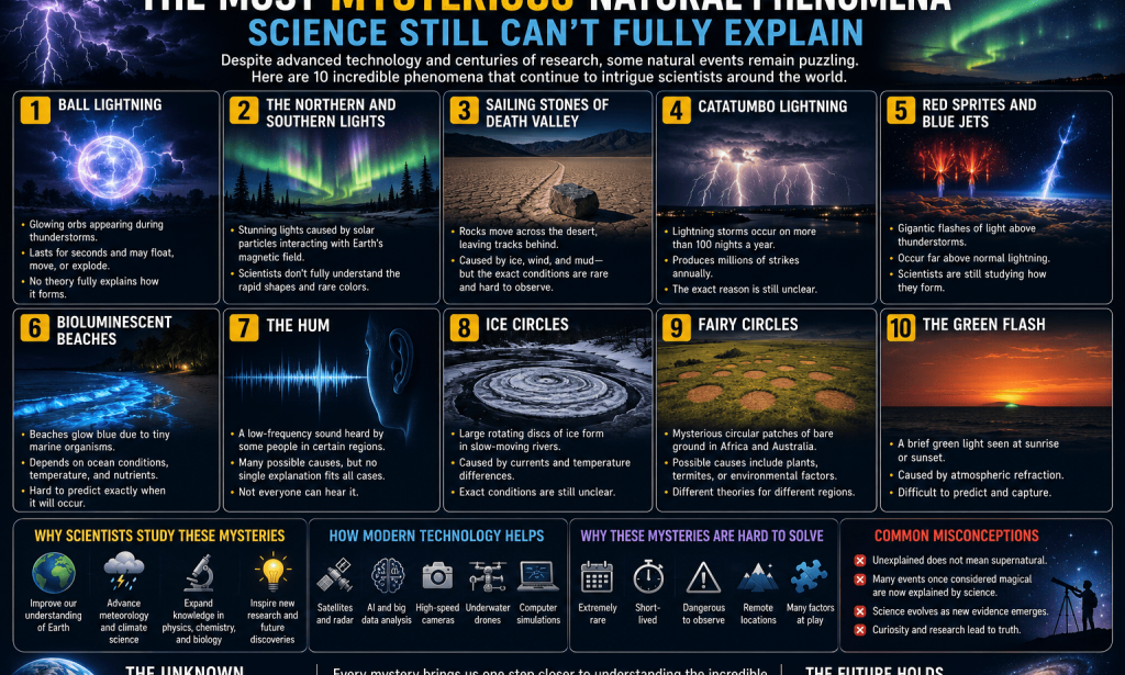 The Most Mysterious Natural Phenomena Science Still Can't Fully Explain