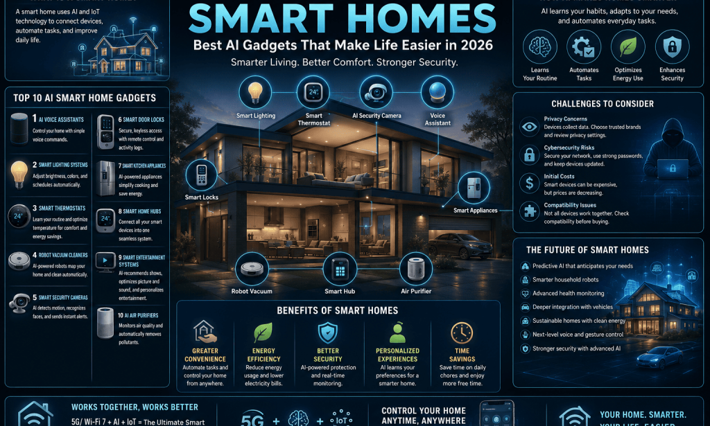 The Rise of Smart Homes: Best AI Gadgets That Make Life Easier in 2026