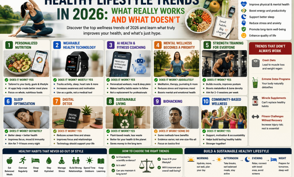 Healthy Lifestyle Trends in 2026: What Really Works and What Doesn't