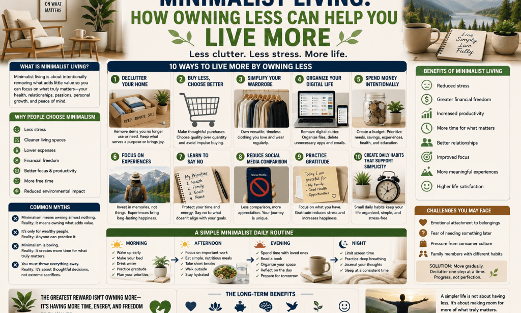 Minimalist Living: How Owning Less Can Help You Live More